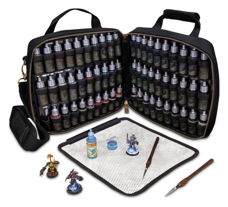 Miniature Paint Carrying Case Black