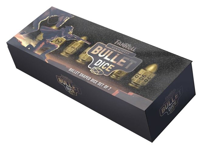 Hovedbilde Resin Bullet Poly Dice Set Gunslinger (7)