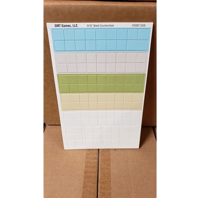 Hovedbilde Blank multi-color ½ inch Half countersheet