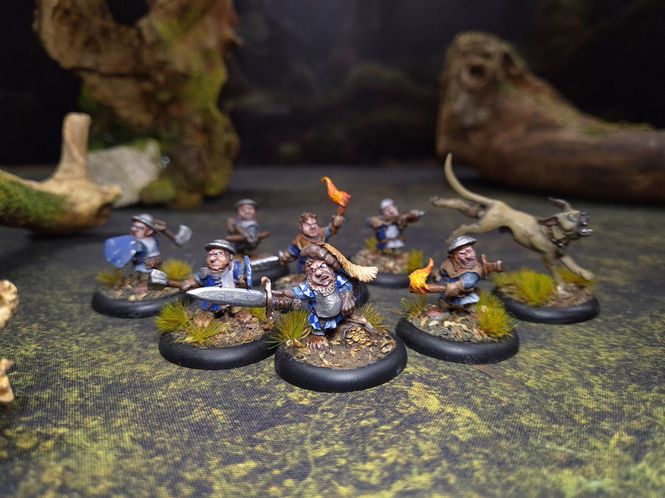 Hovedbilde ArcWorlde Halfling Starter Warband Box (Metal)