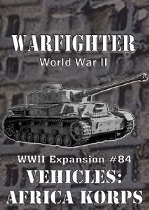 Warfighter WWII North Africa Exp 84 Afrika Korps (Vehicles)
