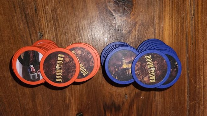 Hovedbilde Doomtown Control Chips Blue
