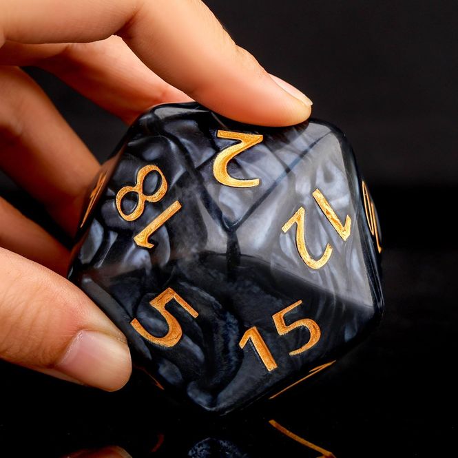 Hovedbilde 55mm Titan D20 Black Pearl