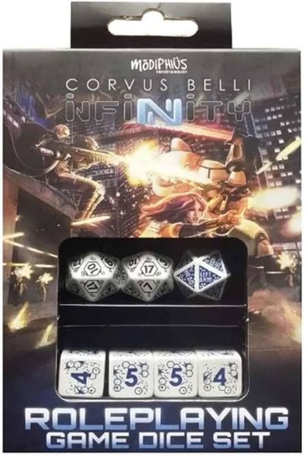 Hovedbilde Infinity RPG Dice Set Alpeh Box (7)