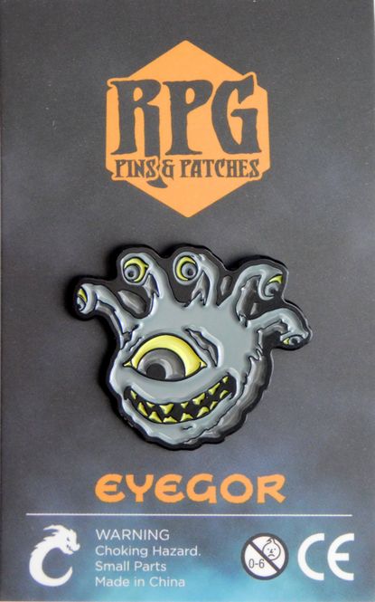 Hovedbilde RPG Pins: Eyegor - Undead Enamel Pin (Gray)