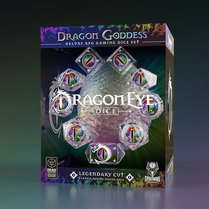 Hovedbilde White Dragon Dice Legendary D10 Set (9)